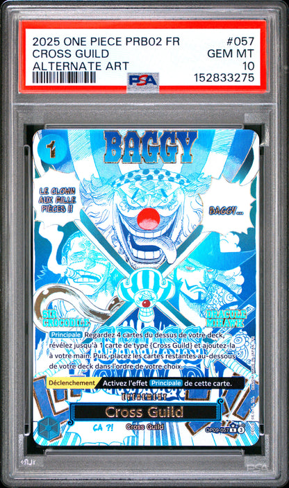 ONE PIECE - CROSS GUILD - EVENT MANGA - PRB02 - FRENCH - PSA 10